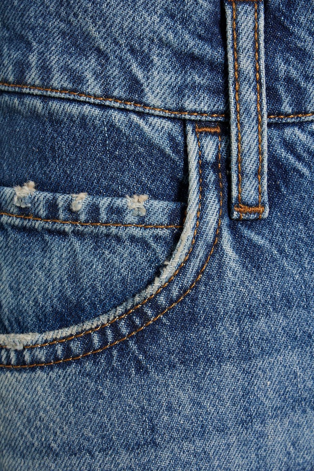 TRIARCHY Mid-rise straight-leg jeans