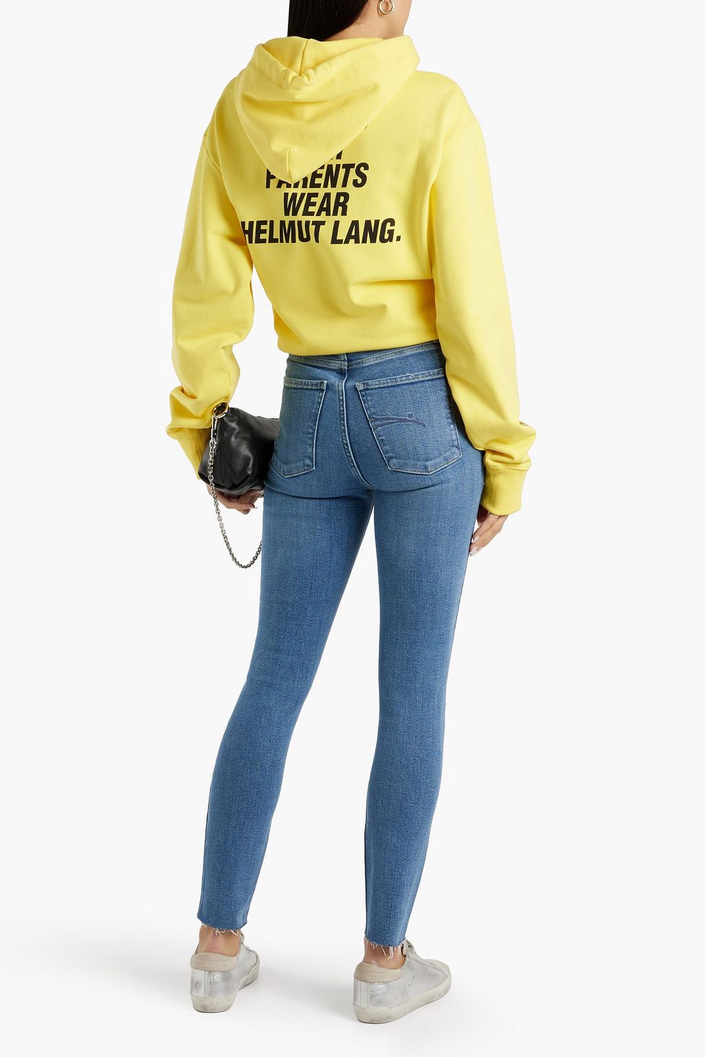 NOBODY DENIM بنطلون جينز سكيني «سيرين» بخصر مرتفع بتصميم ممزق