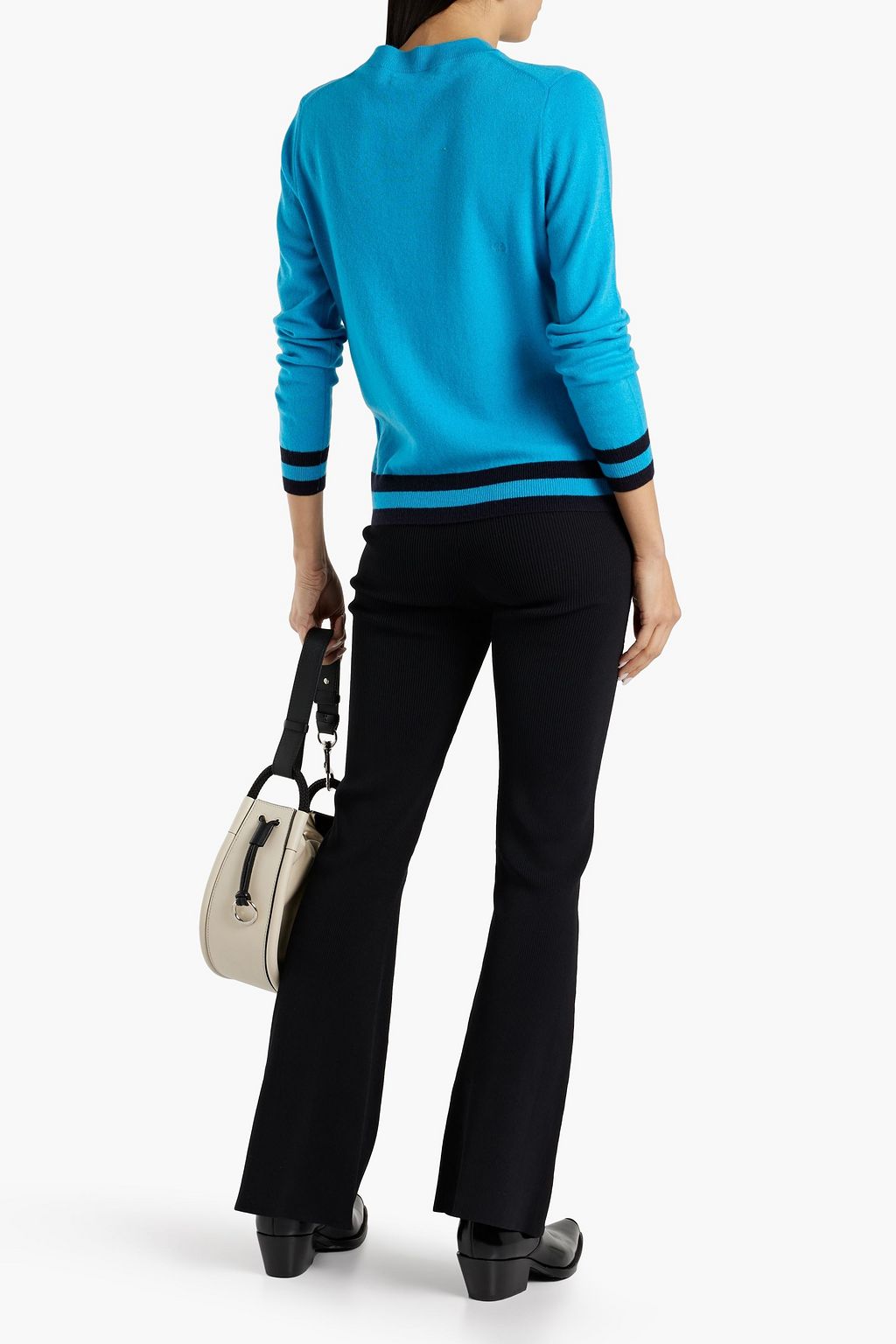 CHINTI & PARKER Striped wool and cashmere-blend sweater