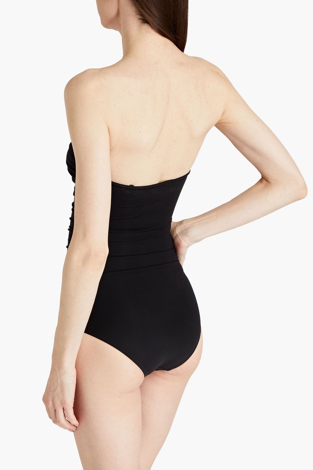 ZIMMERMANN Bandeau-Badeanzug mit Raffungen