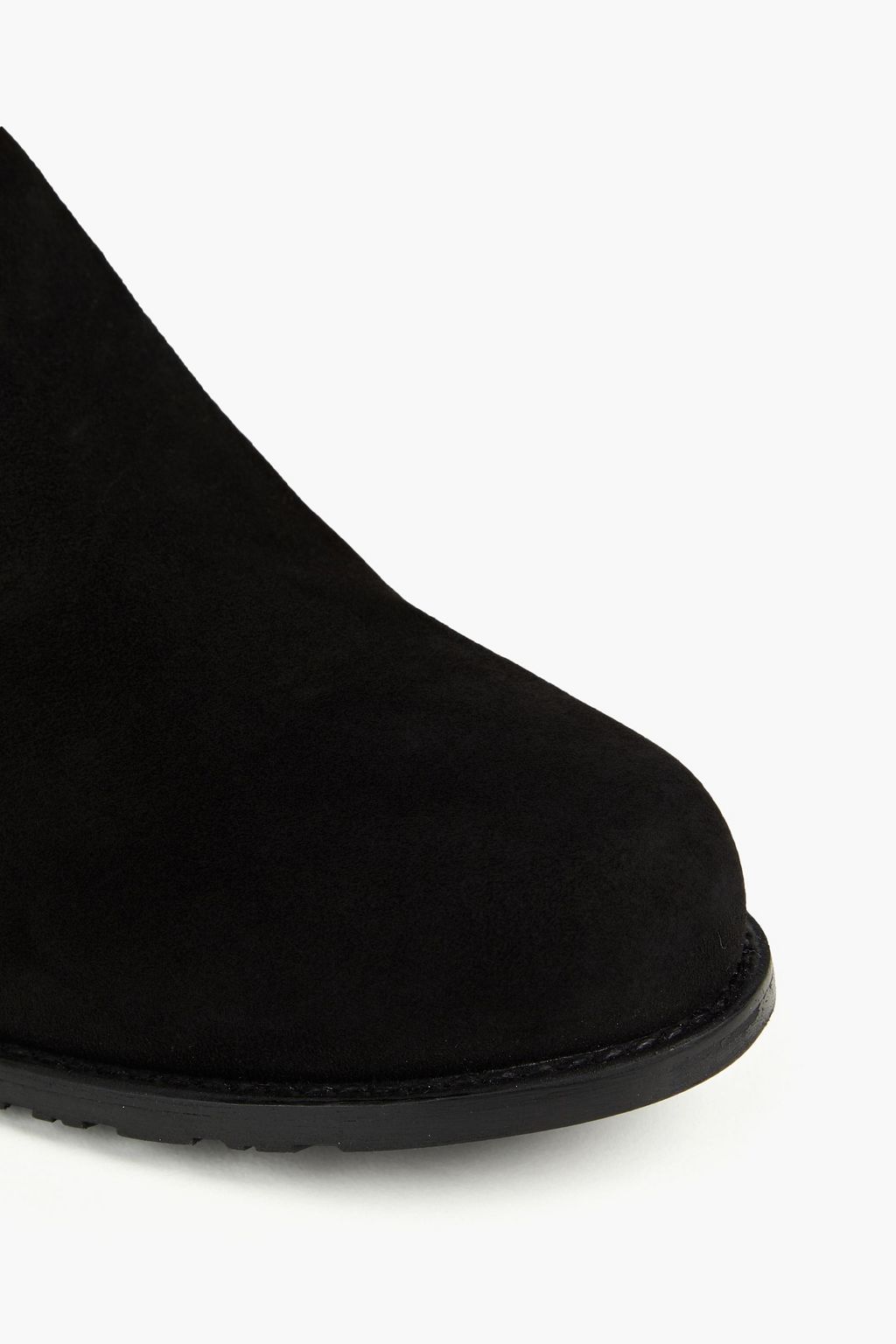 STUART WEITZMAN Ankle Boots aus Neopren und Veloursleder