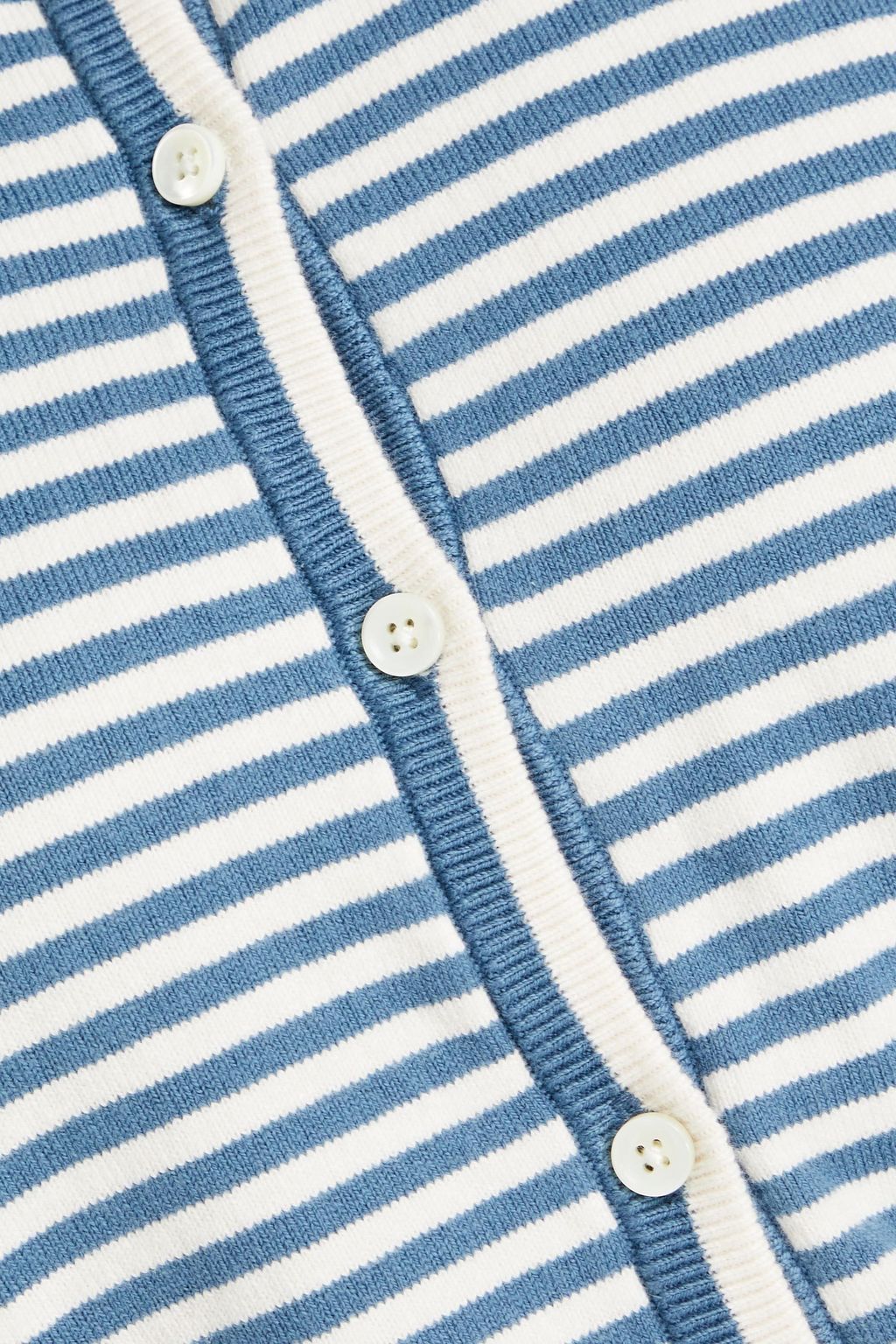ALEX MILL Albertina striped cotton cardigan