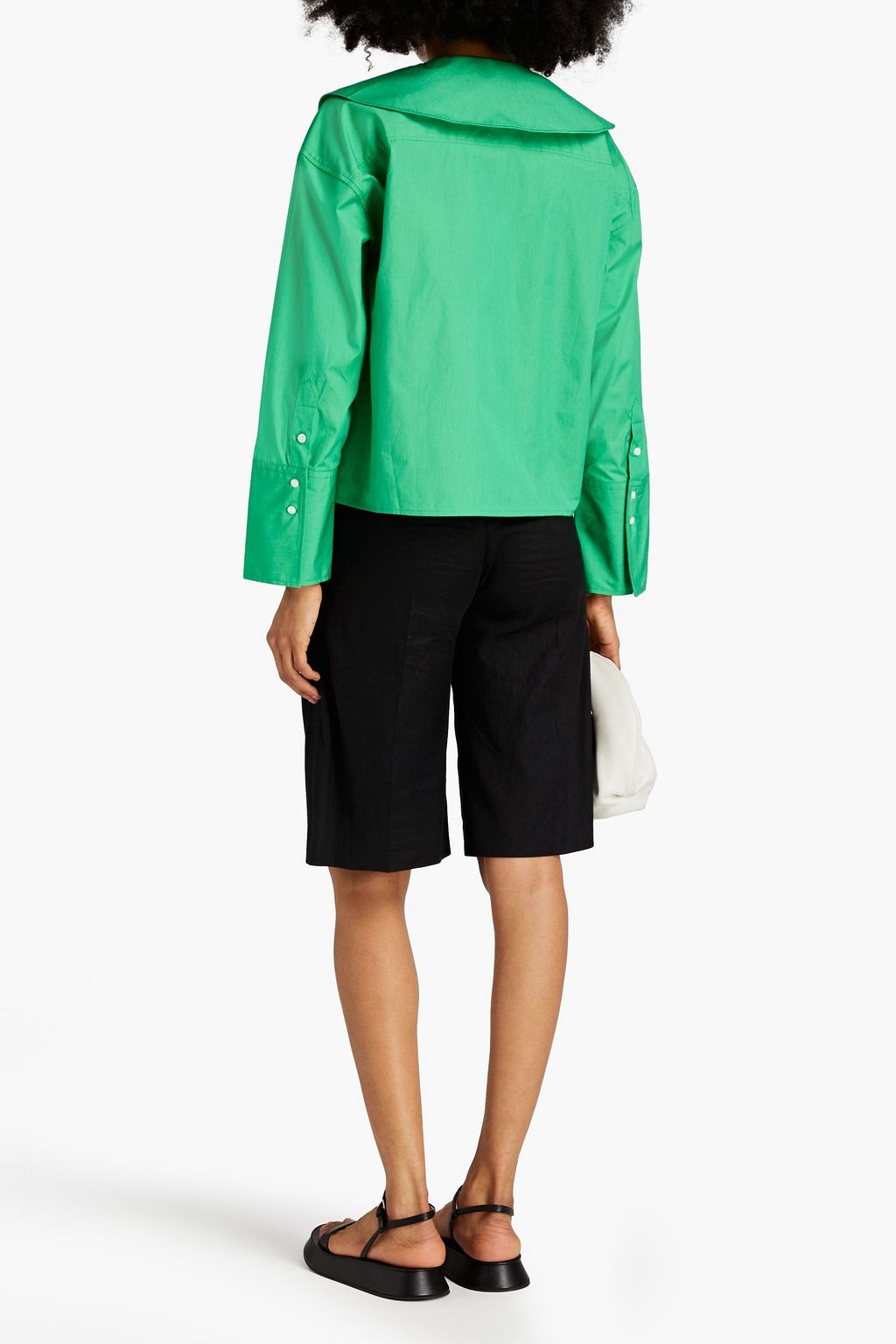 LOULOU STUDIO Ketam cotton-poplin shirt