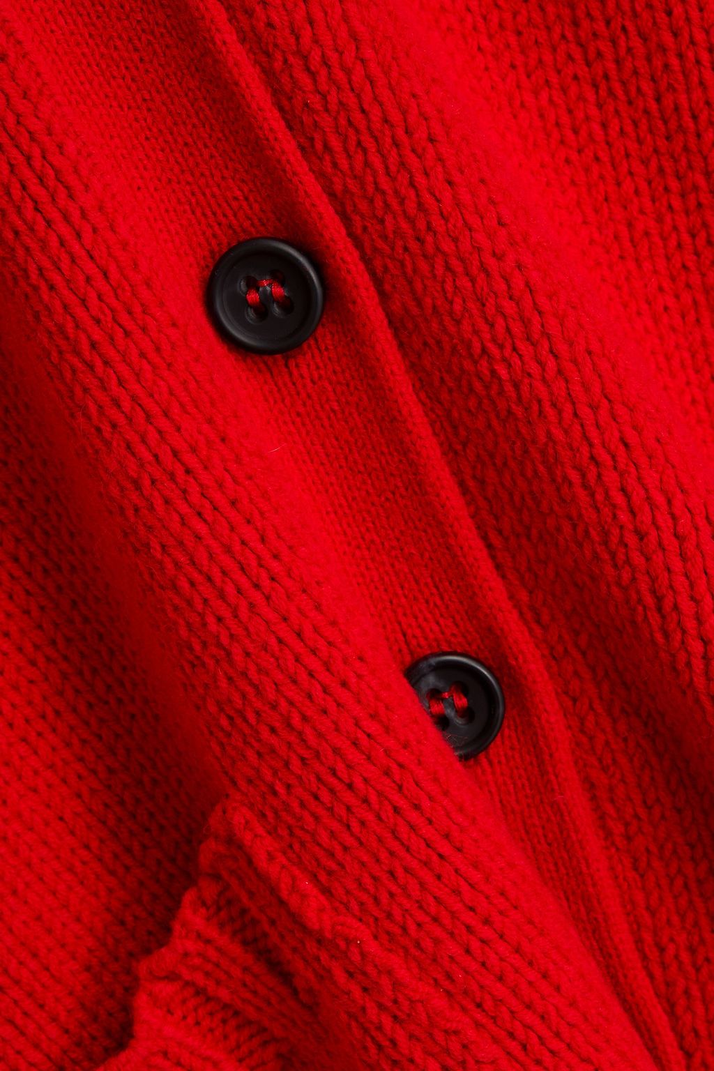 REDVALENTINO Jacquard-knit wool-blend cardigan