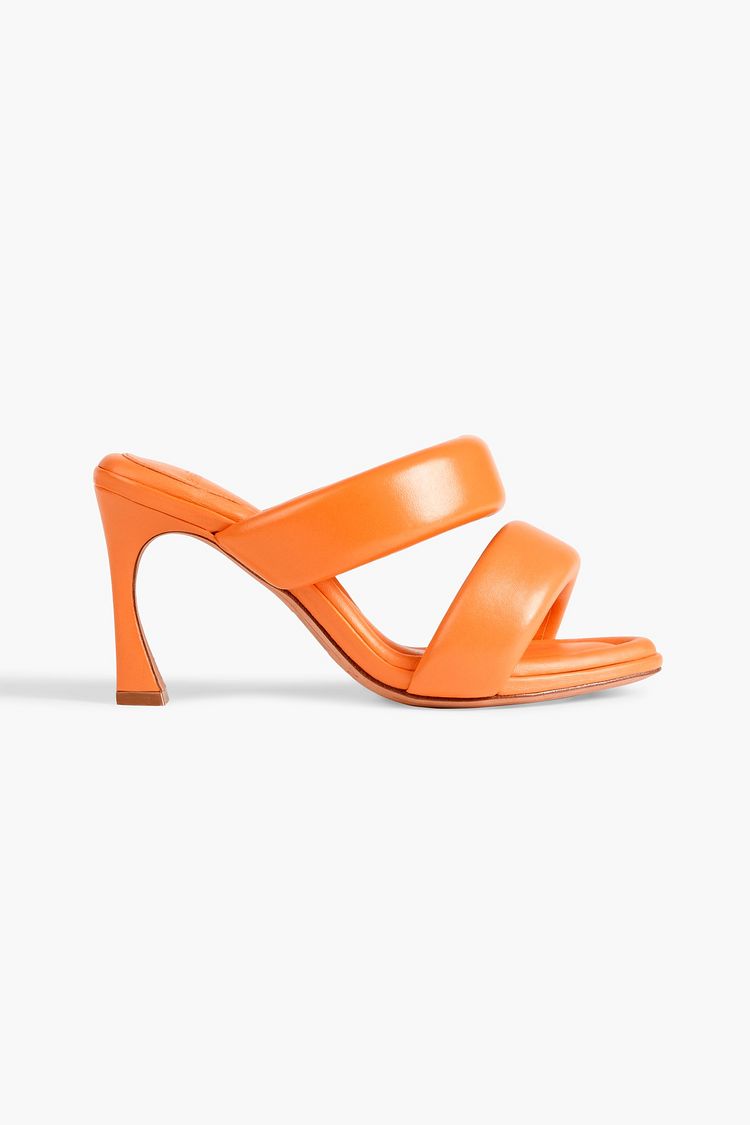 alexandre birman lilla padded leather mules