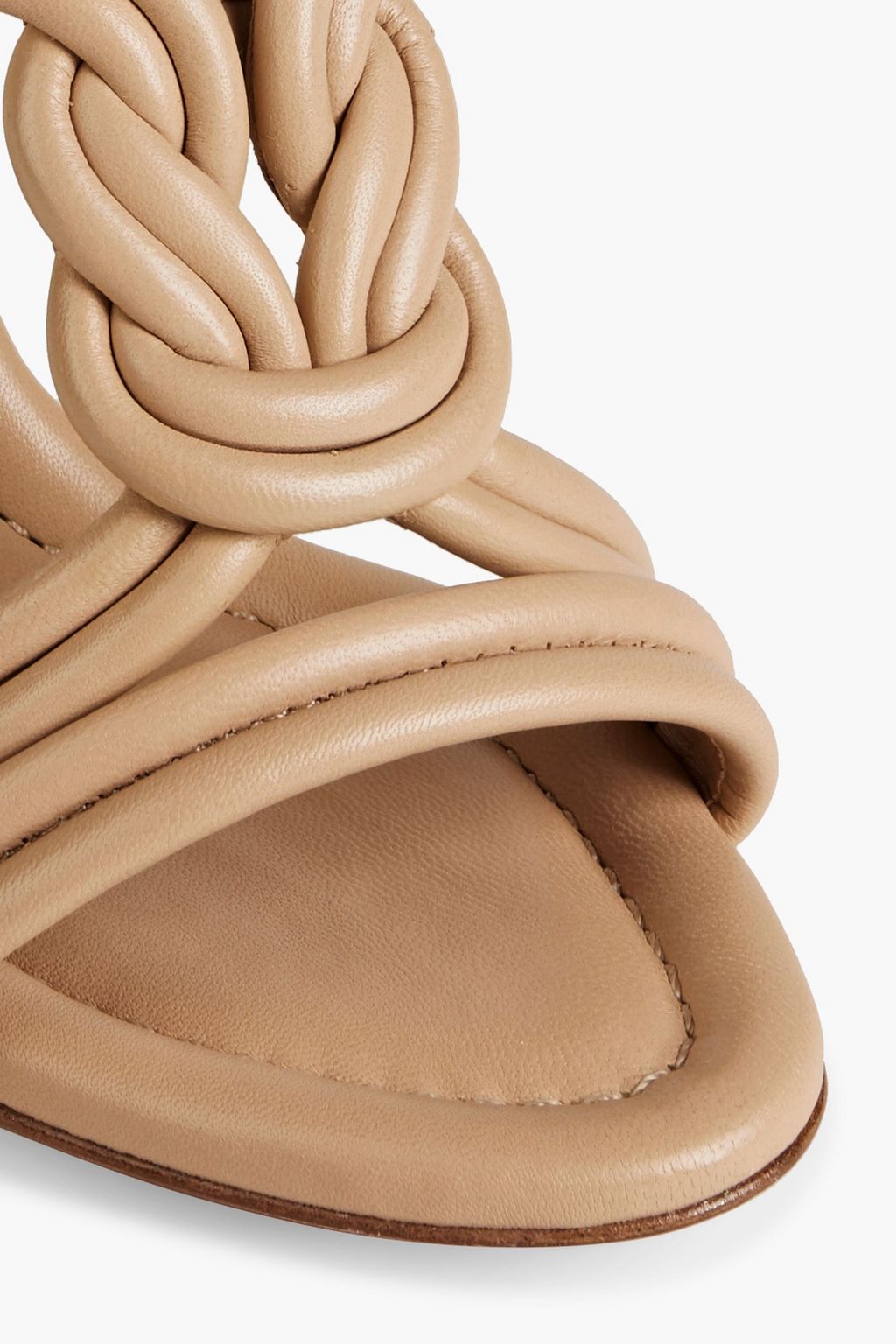 ALEXANDRE BIRMAN Vicky 90 knotted leather mules