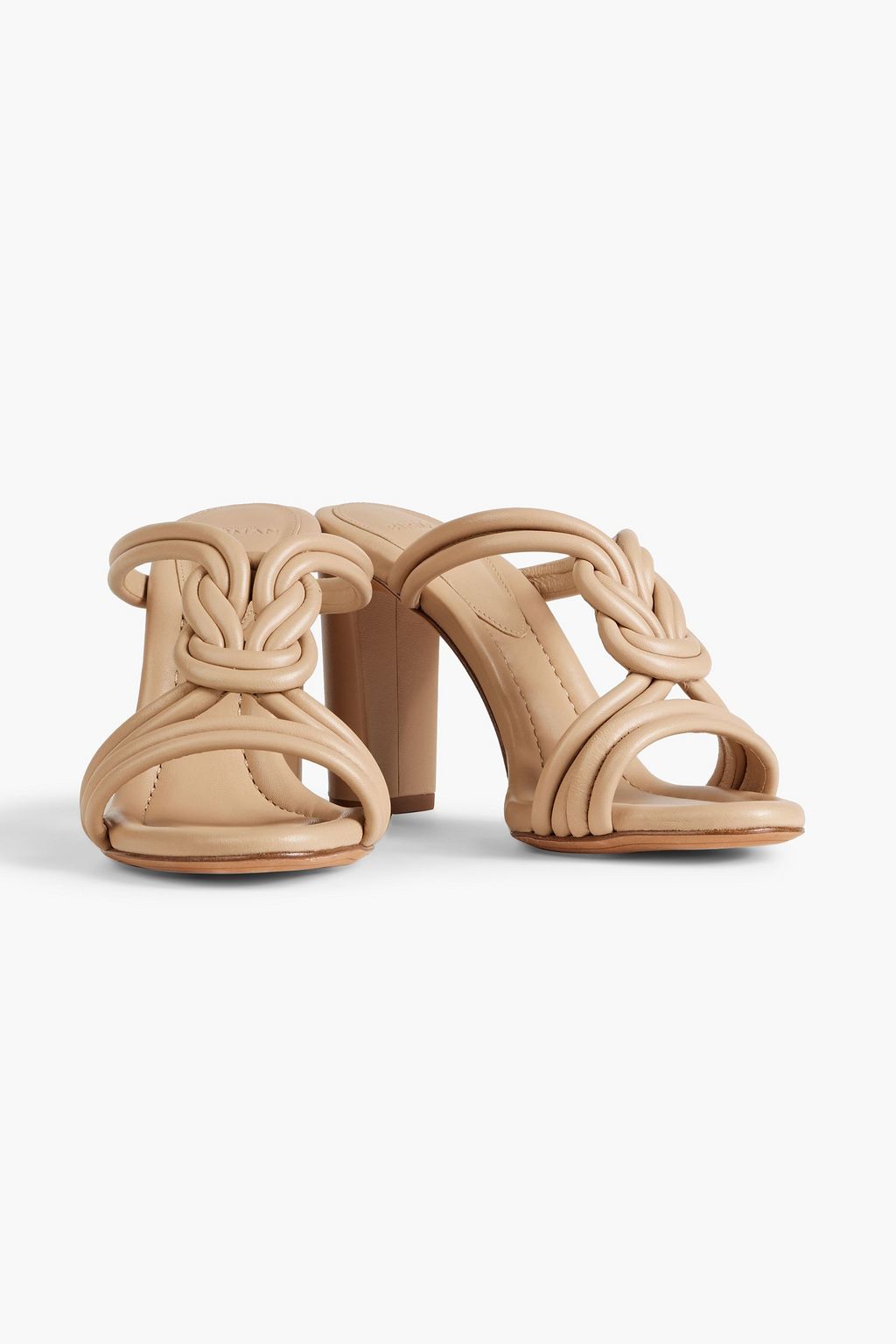ALEXANDRE BIRMAN Vicky 90 knotted leather mules