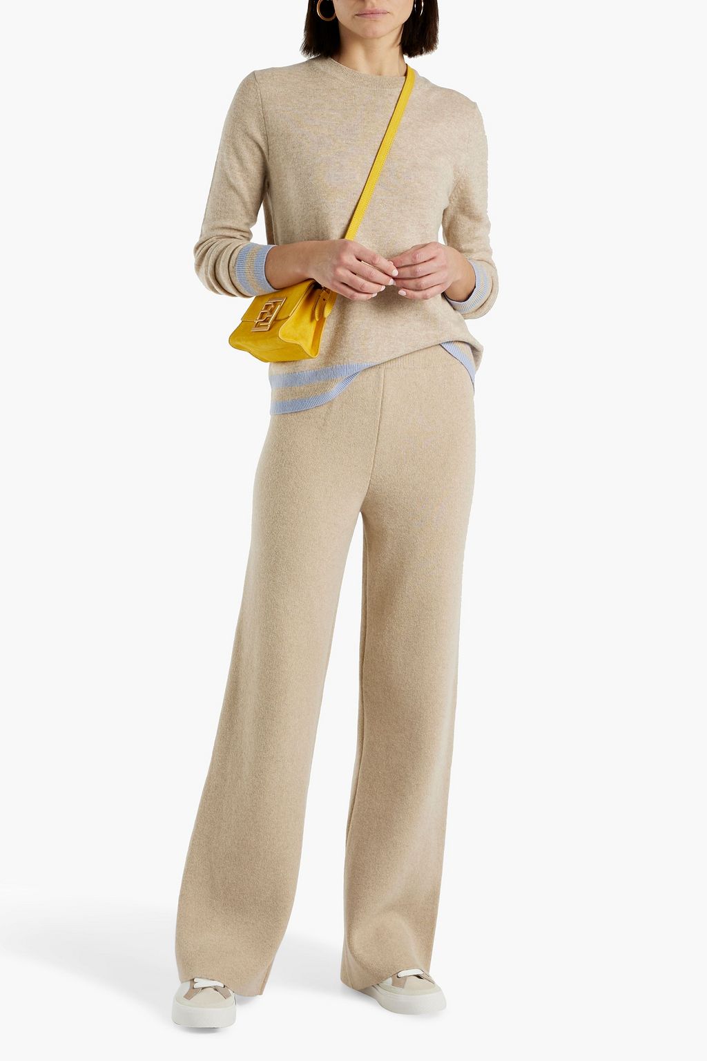 CHINTI & PARKER Striped wool and cashmere-blend sweater
