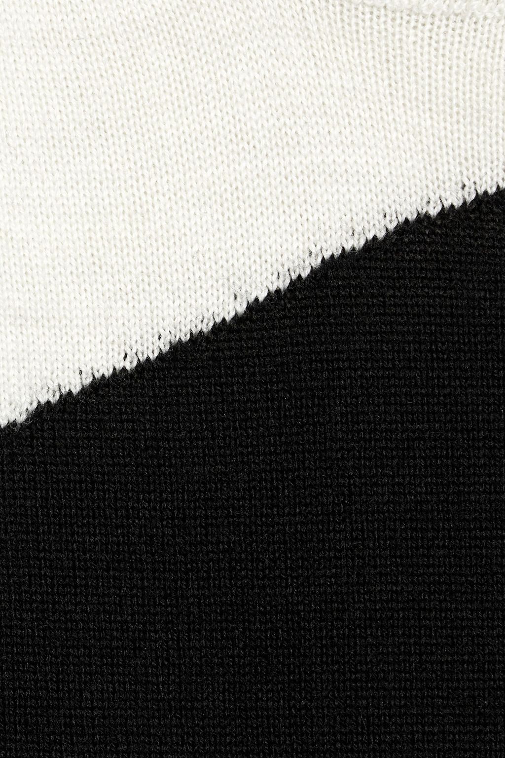 IRIS & INK Willow zweifarbiges Midikleid aus Merinowolle