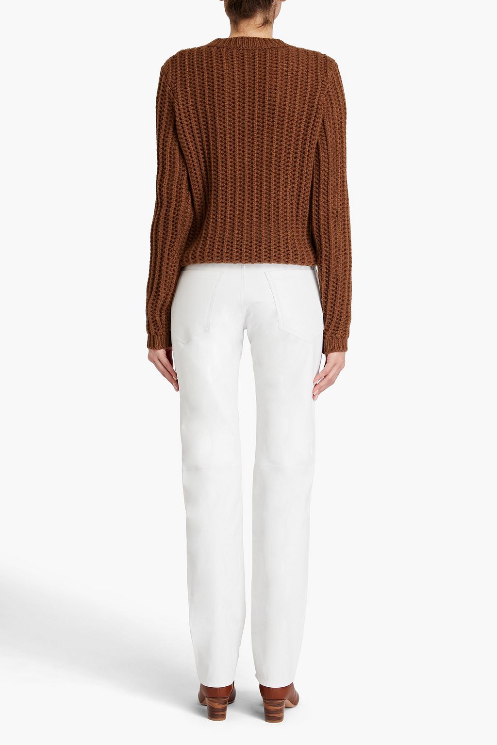 GABRIELA HEARST Charles leather straight-leg pants