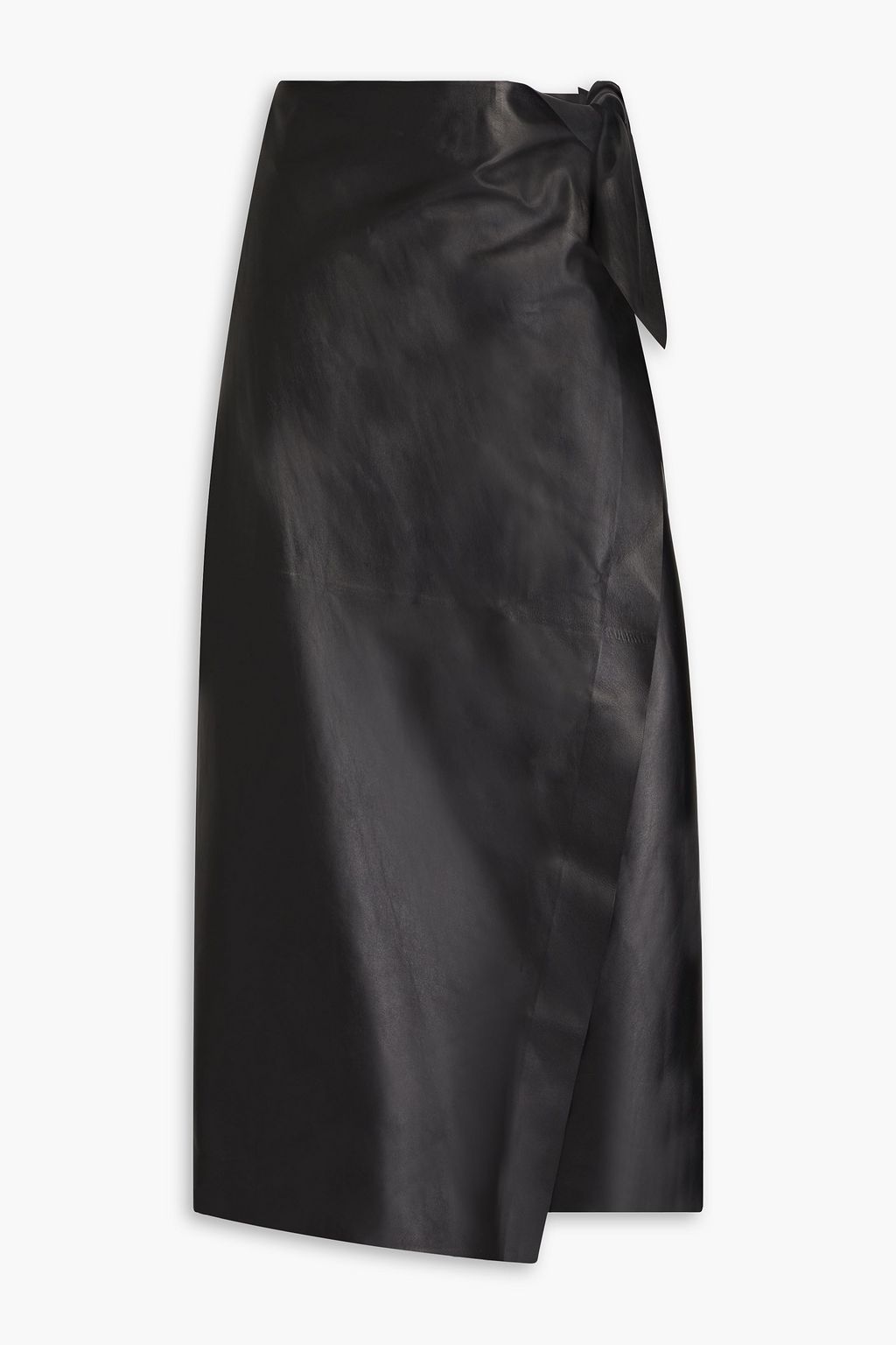 GABRIELA HEARST Charloux leather wrap skirt | THE OUTNET