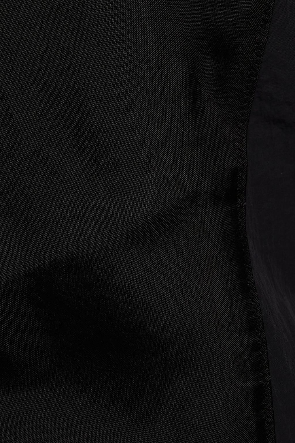 MCQ ALEXANDER MCQUEEN Cutout shell, satin-twill and stretch-mesh top