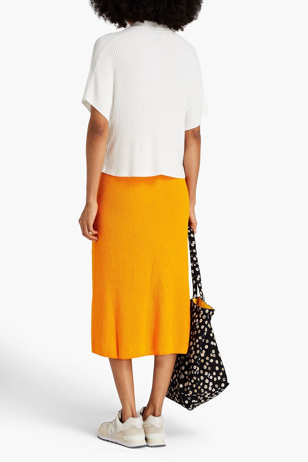 RAG & BONE Dakota ribbed-knit polo sweater