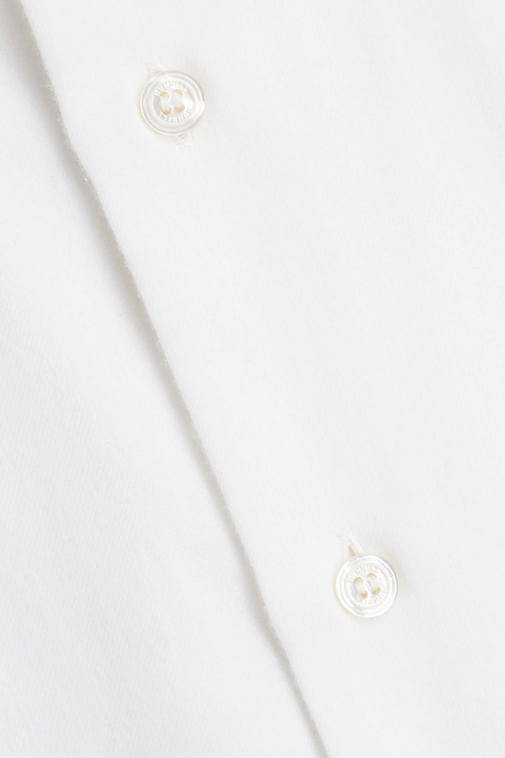 DUNHILL Cotton and cashmere-blend twill shirt