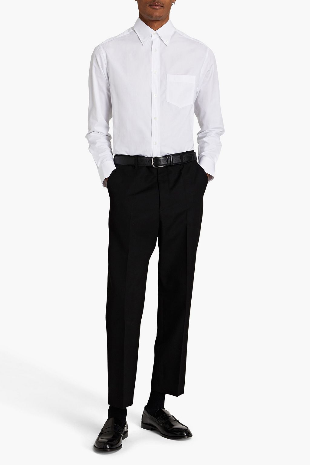 DUNHILL Cotton-poplin shirt