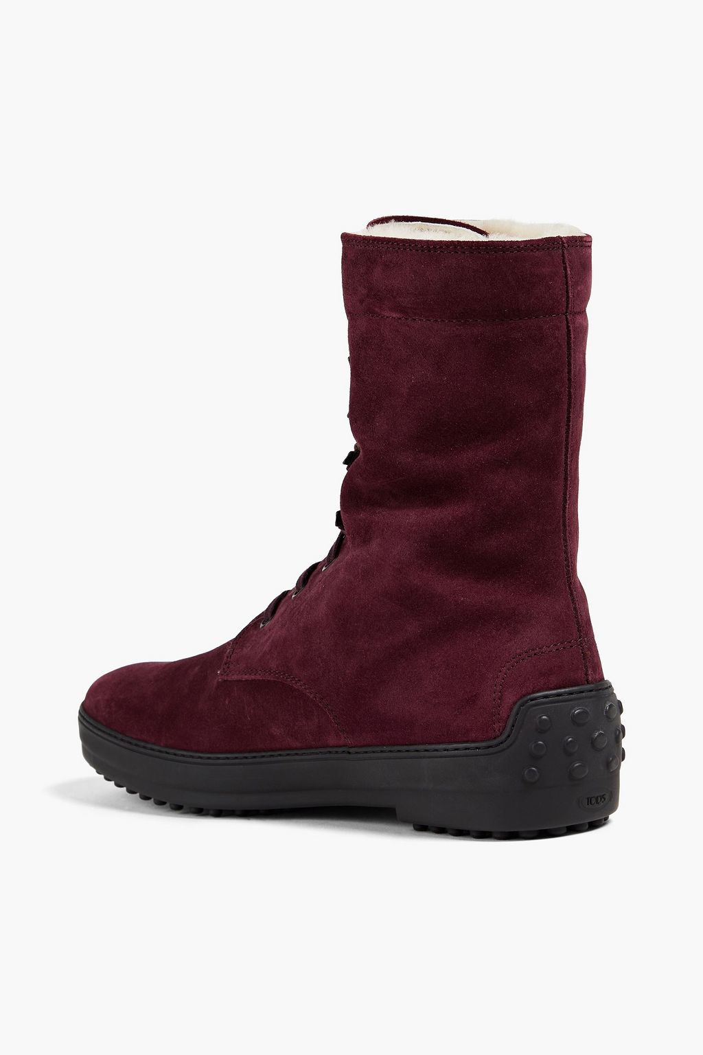 TOD'S Suede lace-up boots