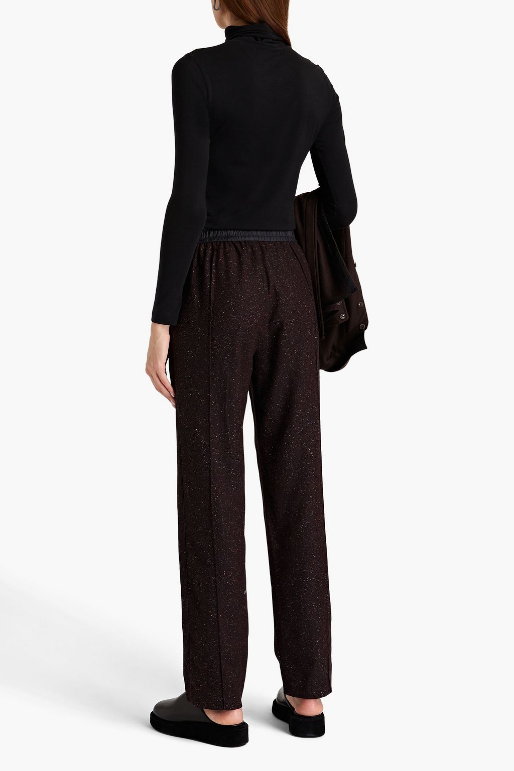 RAG & BONE Farris wool-blend tweed straight-leg pants