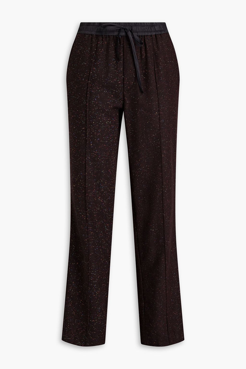 Farris wool-blend tweed straight-leg pants