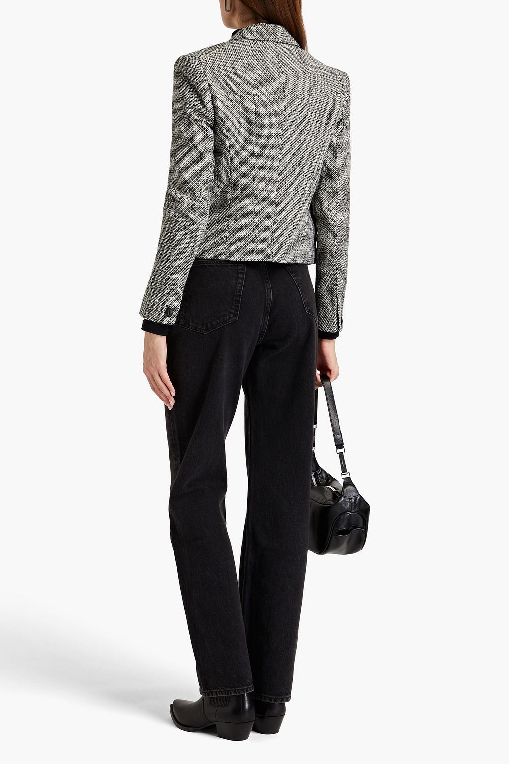 RAG & BONE بليزر ’إيلي’ من التويد ومزيج القطن