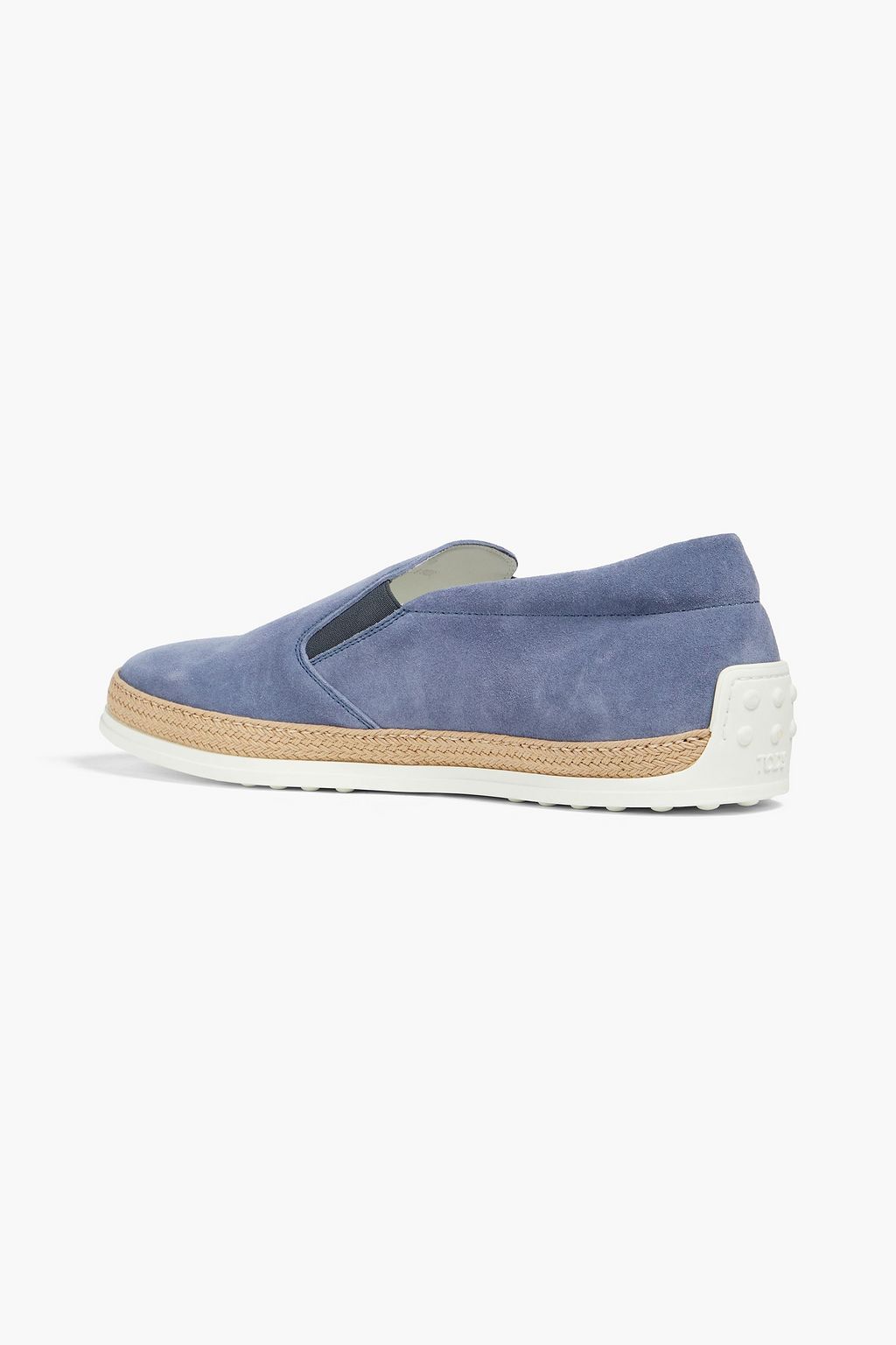 TOD'S Printed suede espadrilles