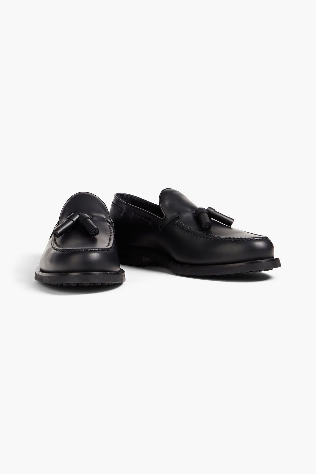 TOD'S Tasseled leather loafers