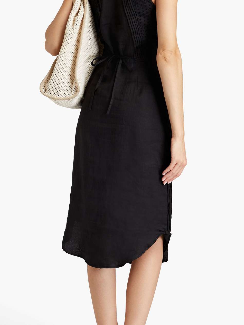 criseli broderie anglaise ramie midi dress