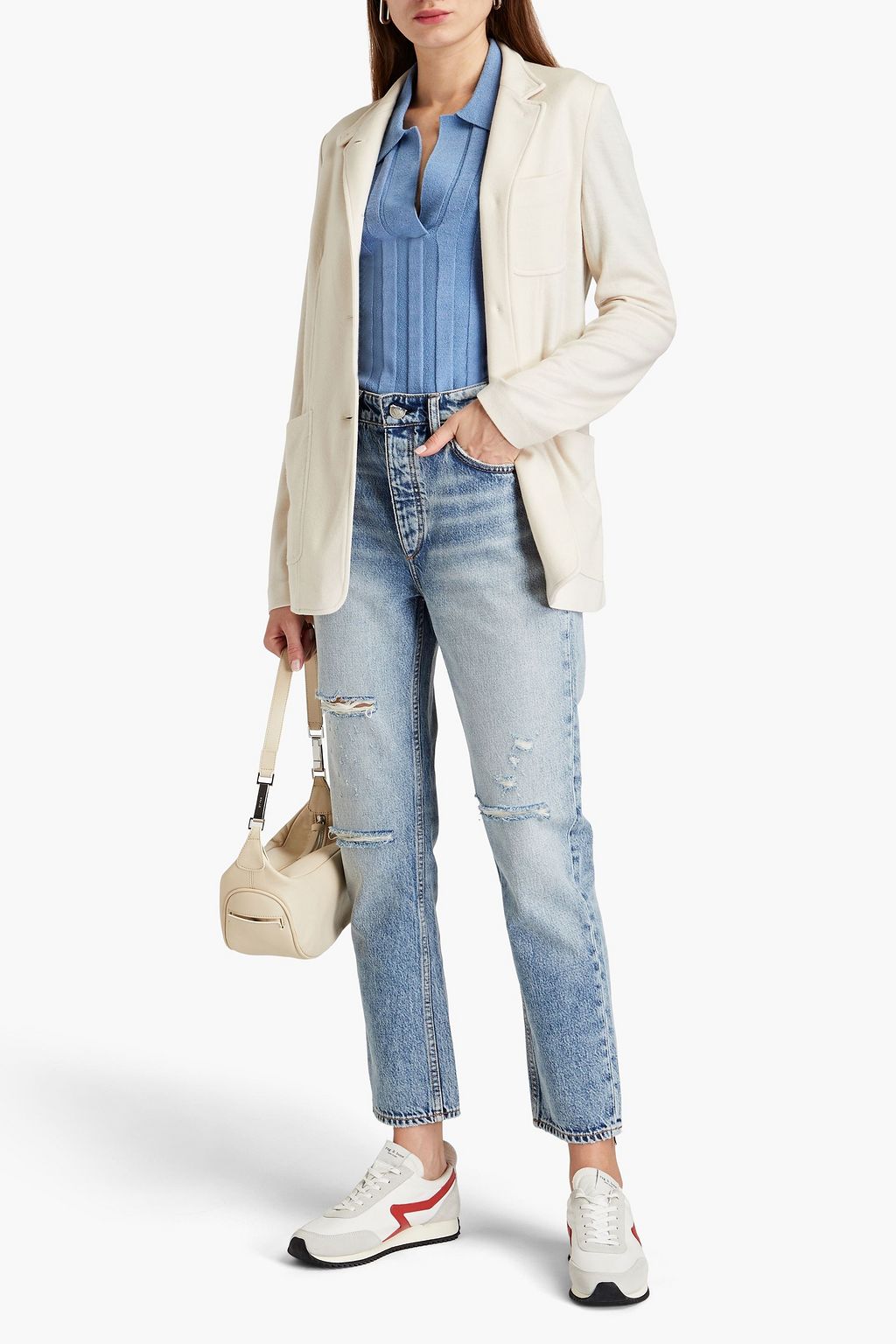 RAG & BONE جاكيت «سيد» من الجيرسيه الصوفي