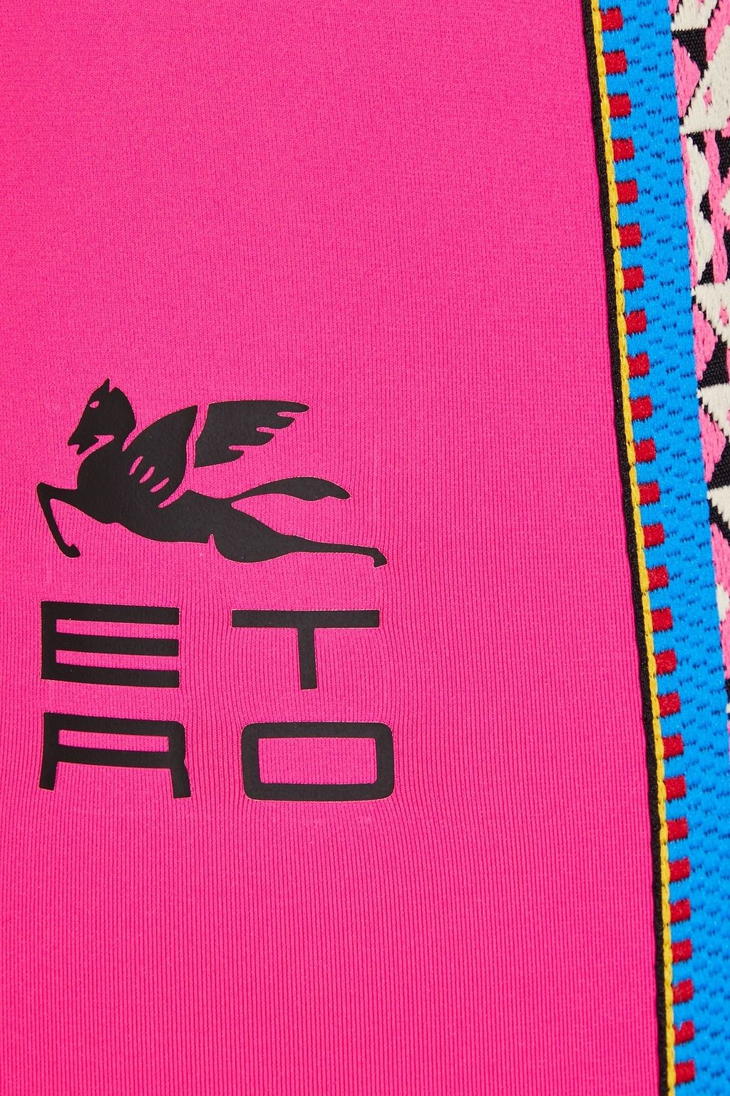 ETRO Neon stretch-jersey leggings