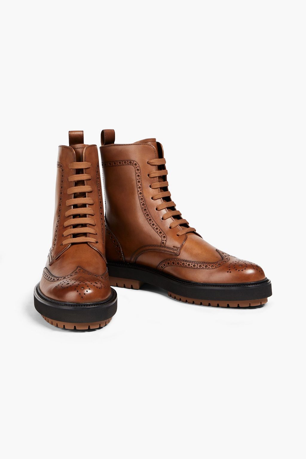 TOD'S Laser-cut leather Chelsea boots