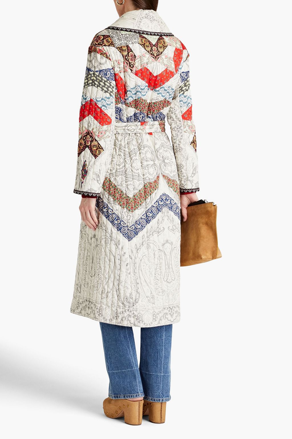 ETRO Patchwork-effect quilted cotton coat