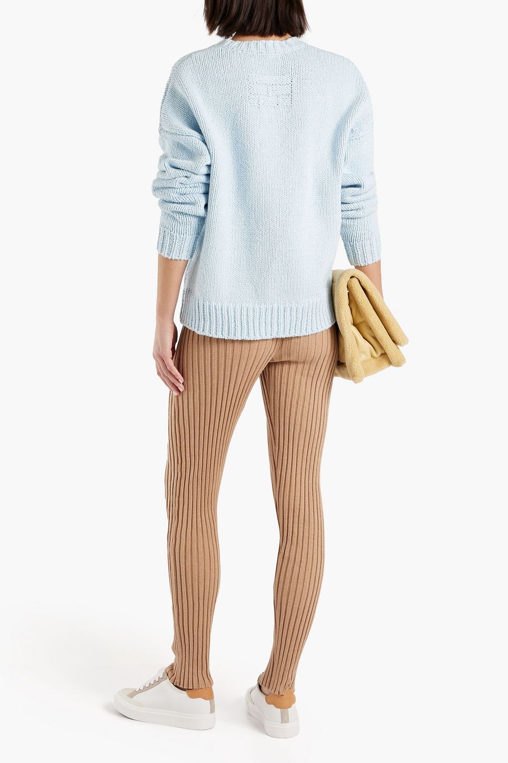 L.F. MARKEY Ribbed wool and cotton-blend leggings