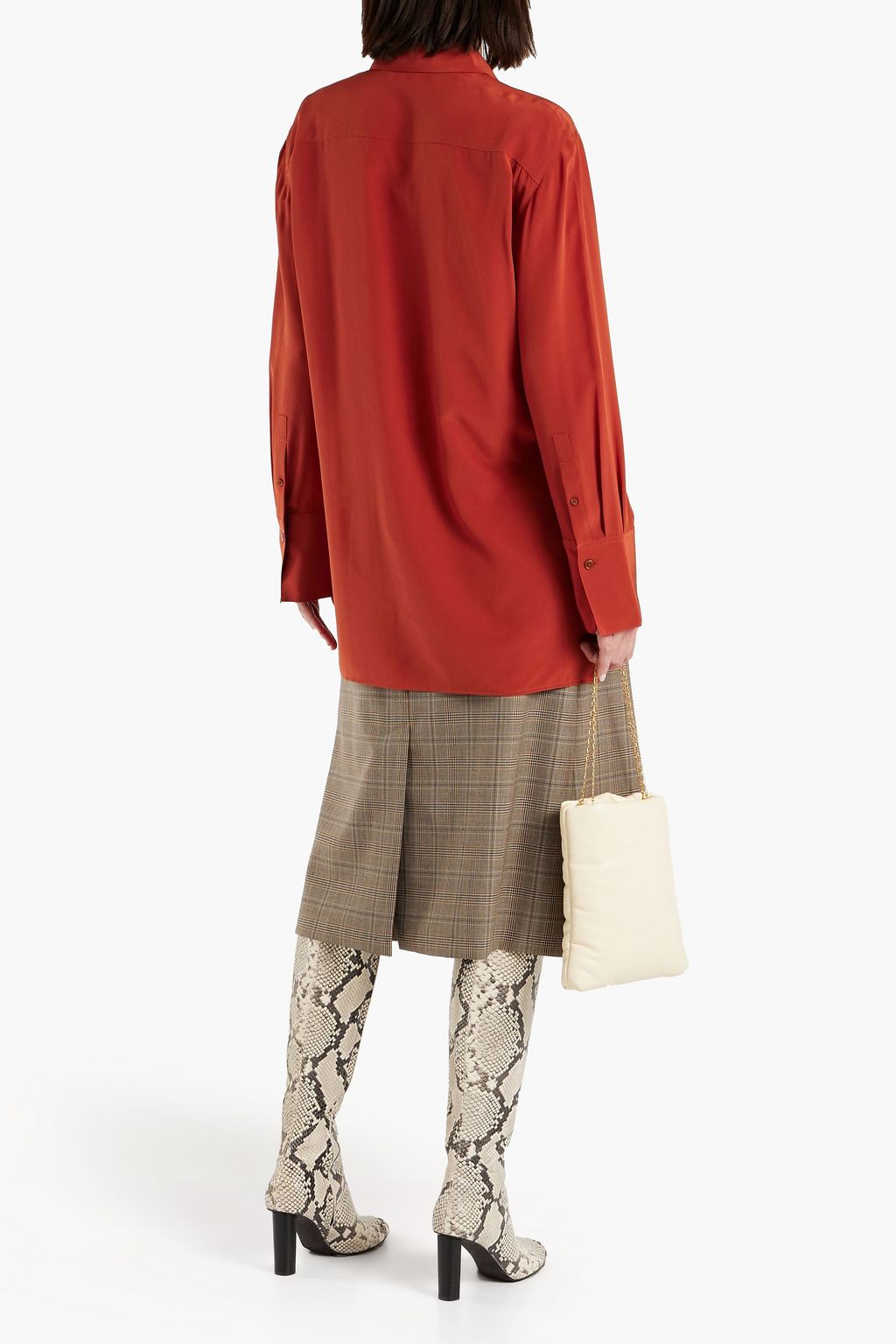 JOSEPH Silk-crepe shirt