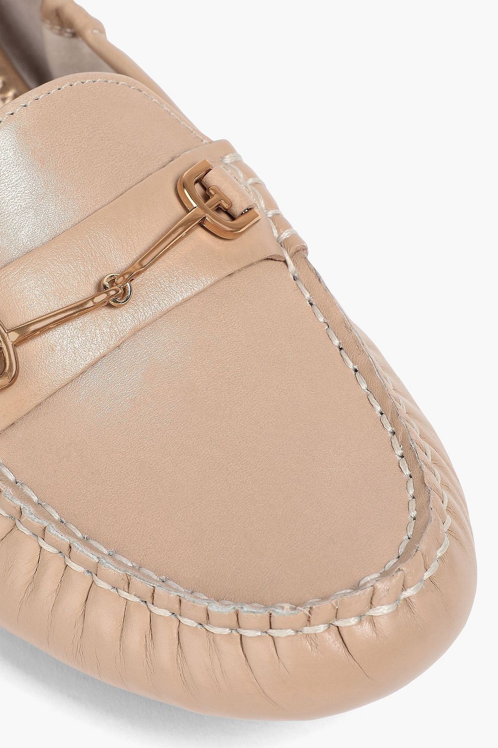 SAM EDELMAN Falto embellished leather loafers
