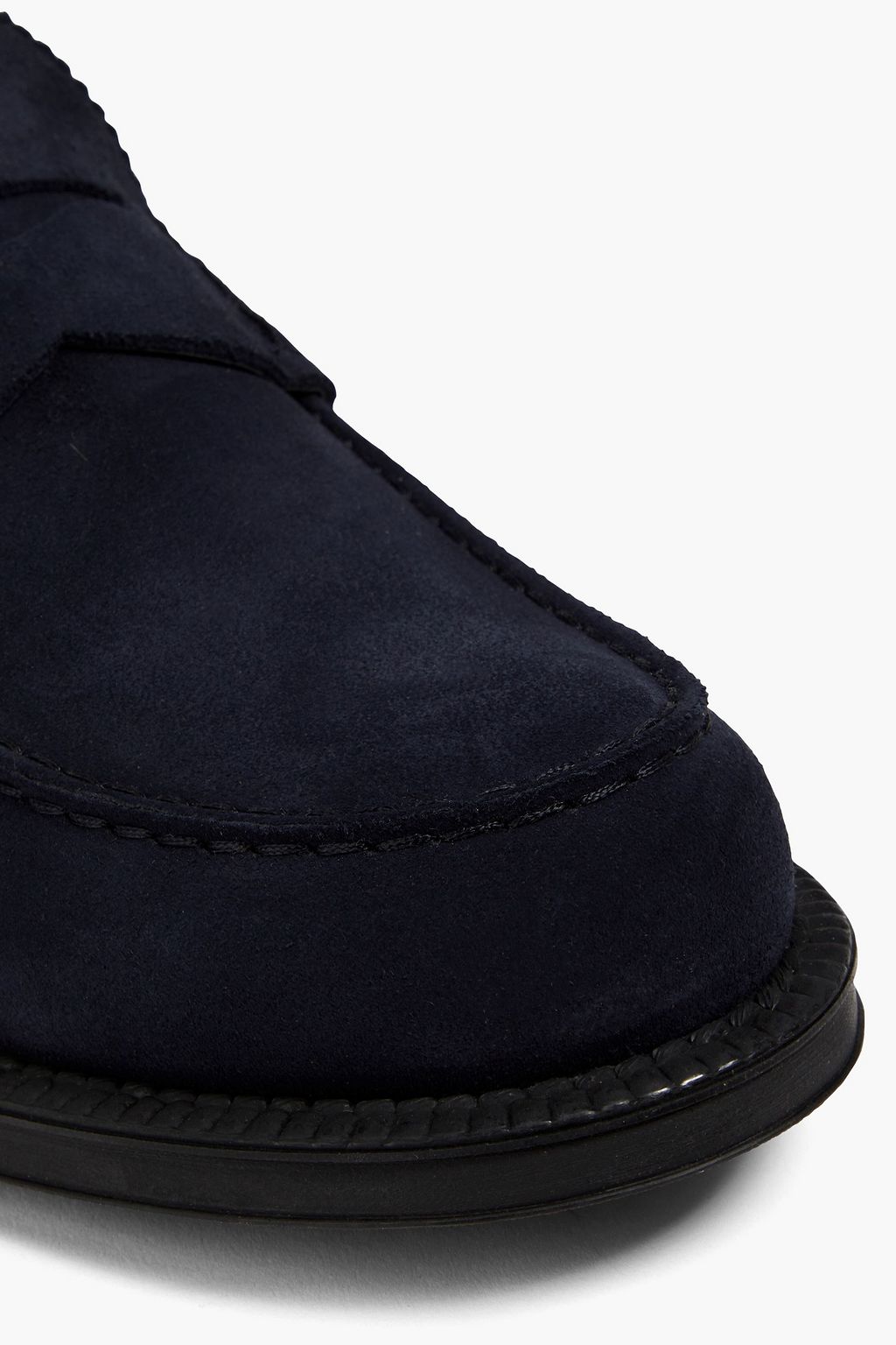 TOD'S Suede penny loafers