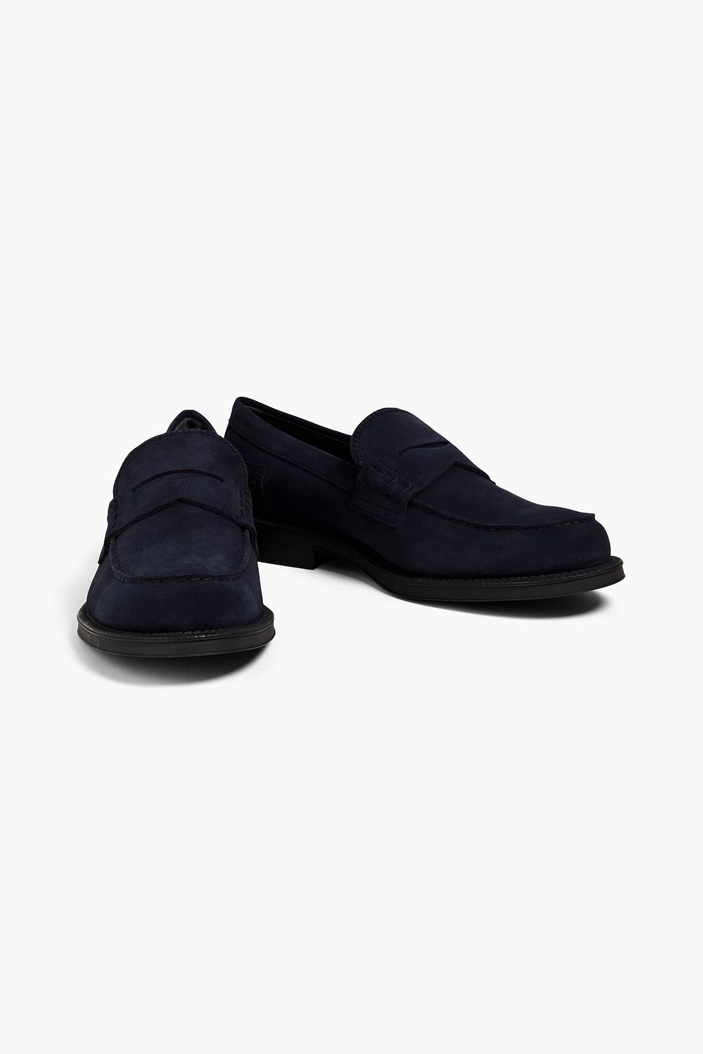 TOD'S Suede penny loafers