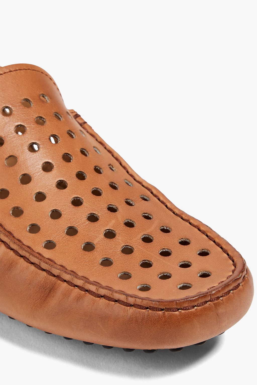 TOD'S Laser-cut leather driving shoes