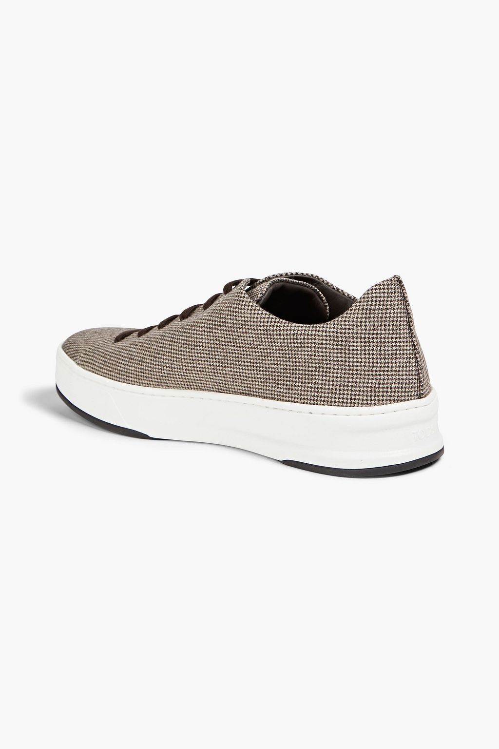 TOD'S Houndstooth flannel sneakers