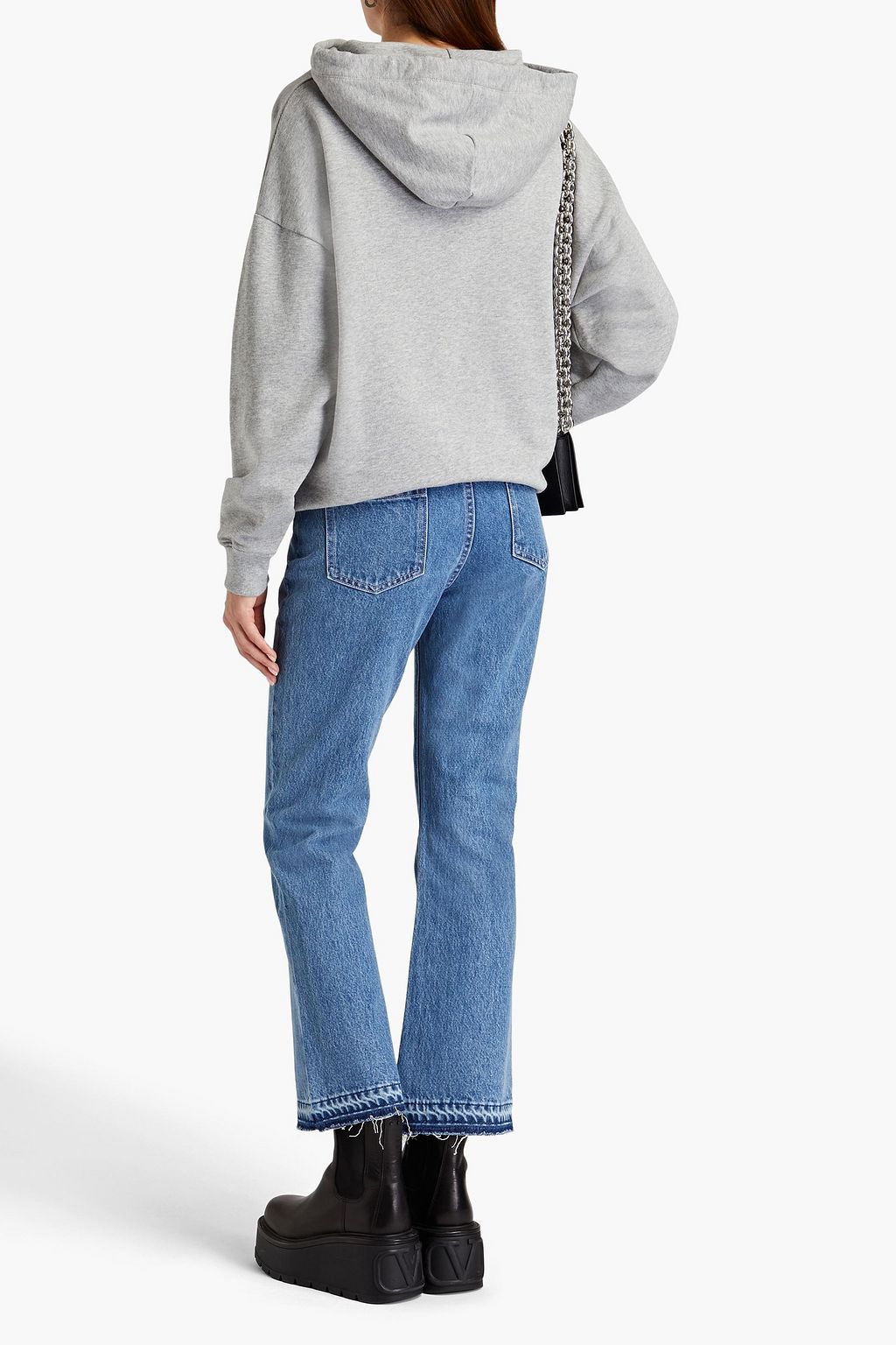 REDVALENTINO Mid-rise bootcut jeans