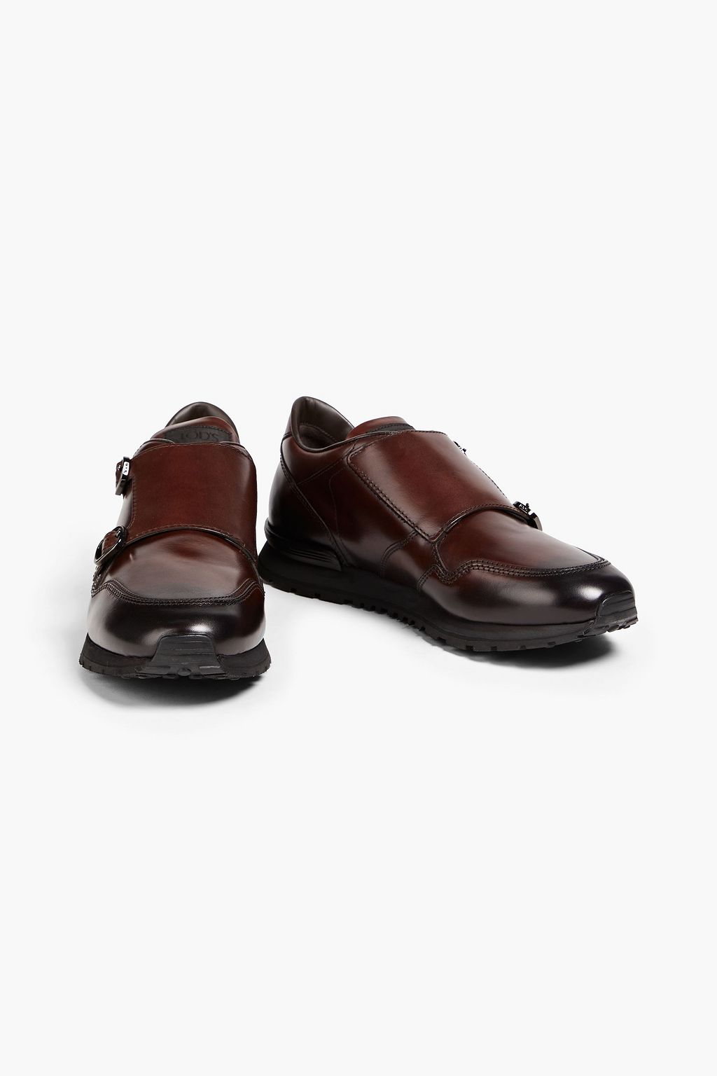TOD'S Burnished leather sneakers