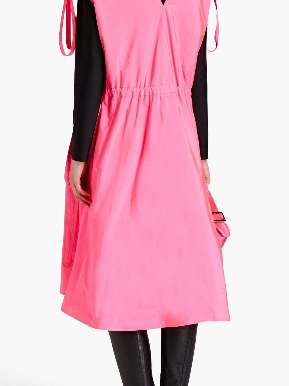 taffeta midi dress