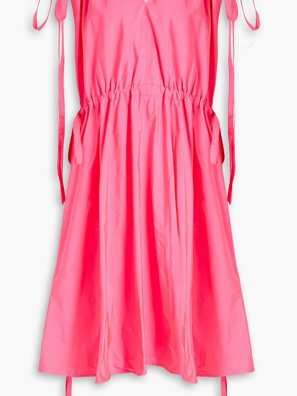 taffeta midi dress