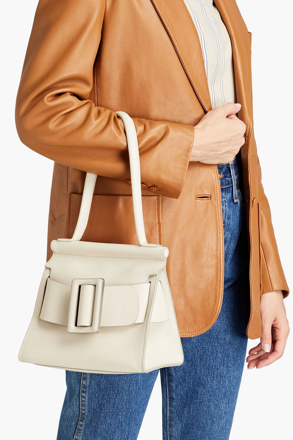 BOYY Karl 24 pebbled-leather shoulder bag