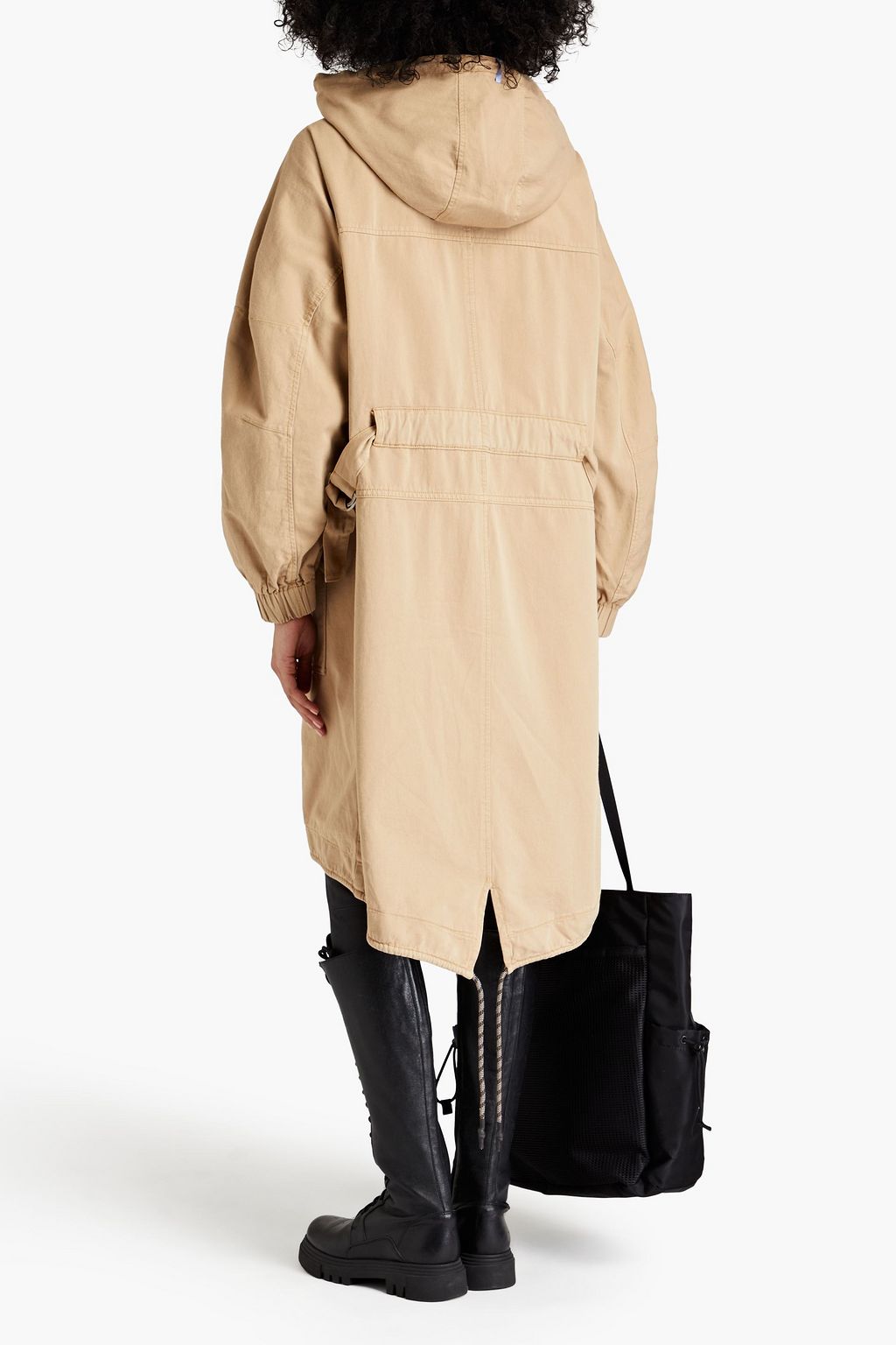 MCQ ALEXANDER MCQUEEN Cotton-twill hooded parka