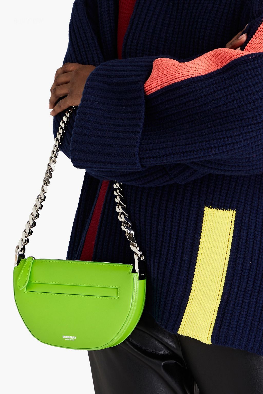 BURBERRY Leather shoulder bag THE