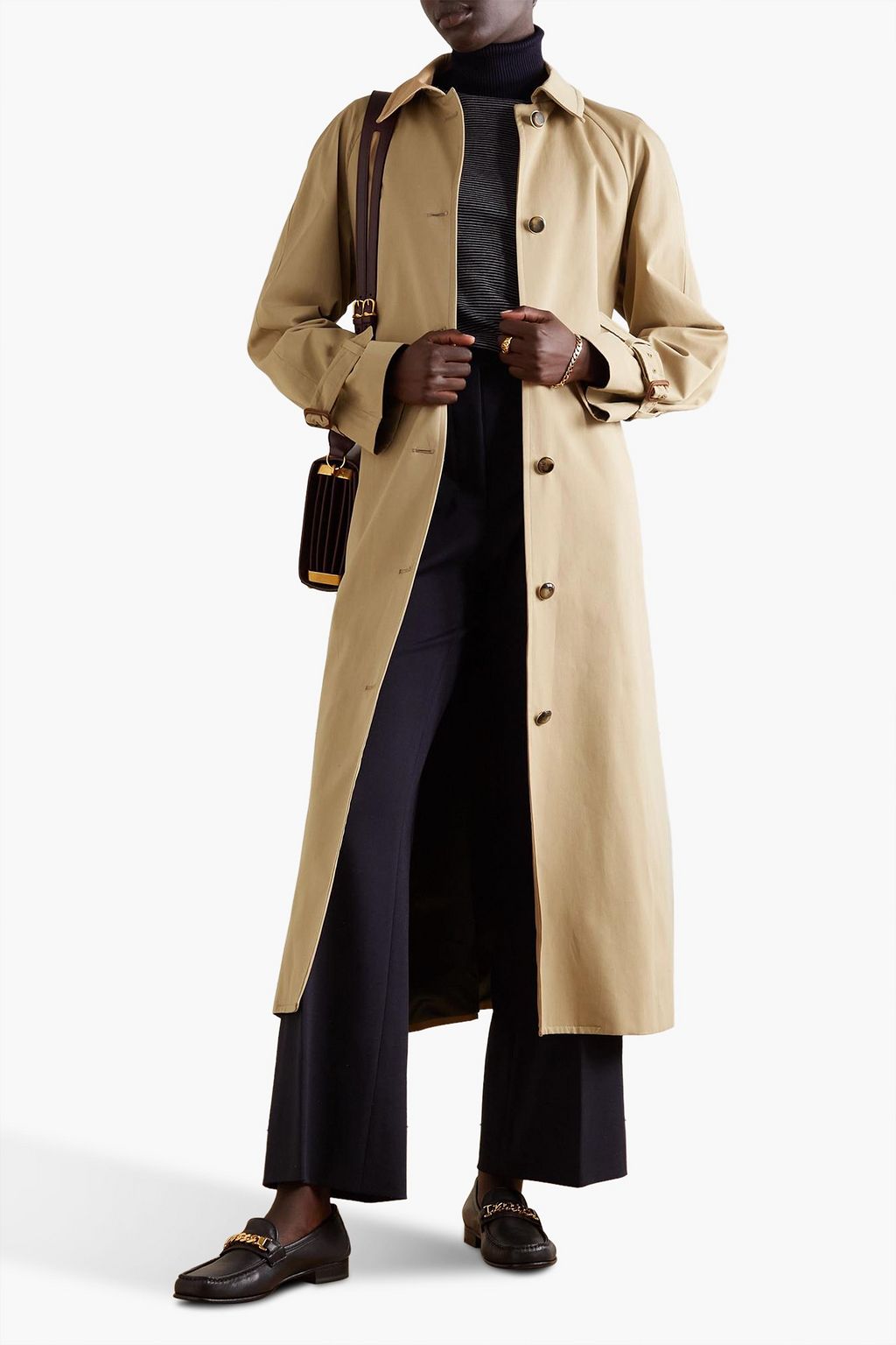 GIULIVA HERITAGE COLLECTION The Dust belted cotton-twill trench coat