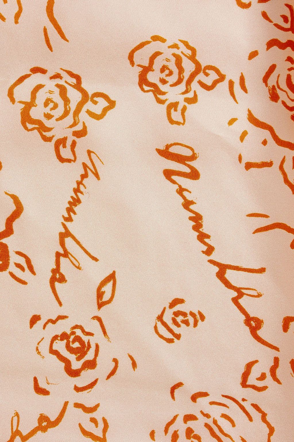 NANUSHKA Printed silk-twill scarf