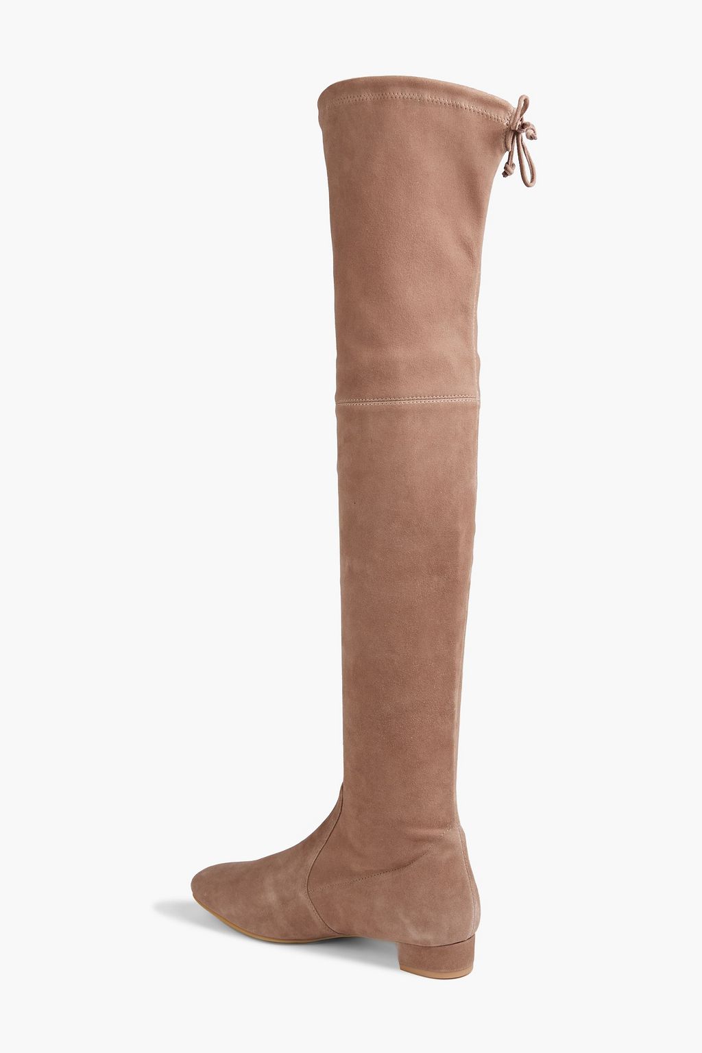 STUART WEITZMAN Genna 60 Overknees aus Stretch-Veloursleder