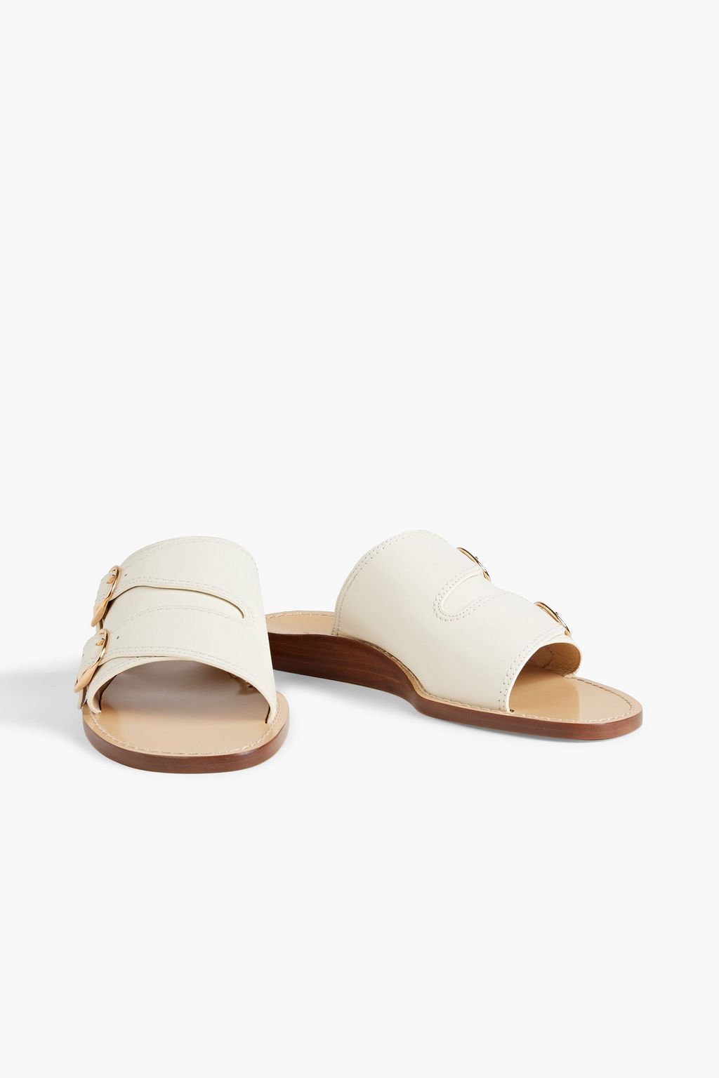 GABRIELA HEARST Tom buckled leather slides