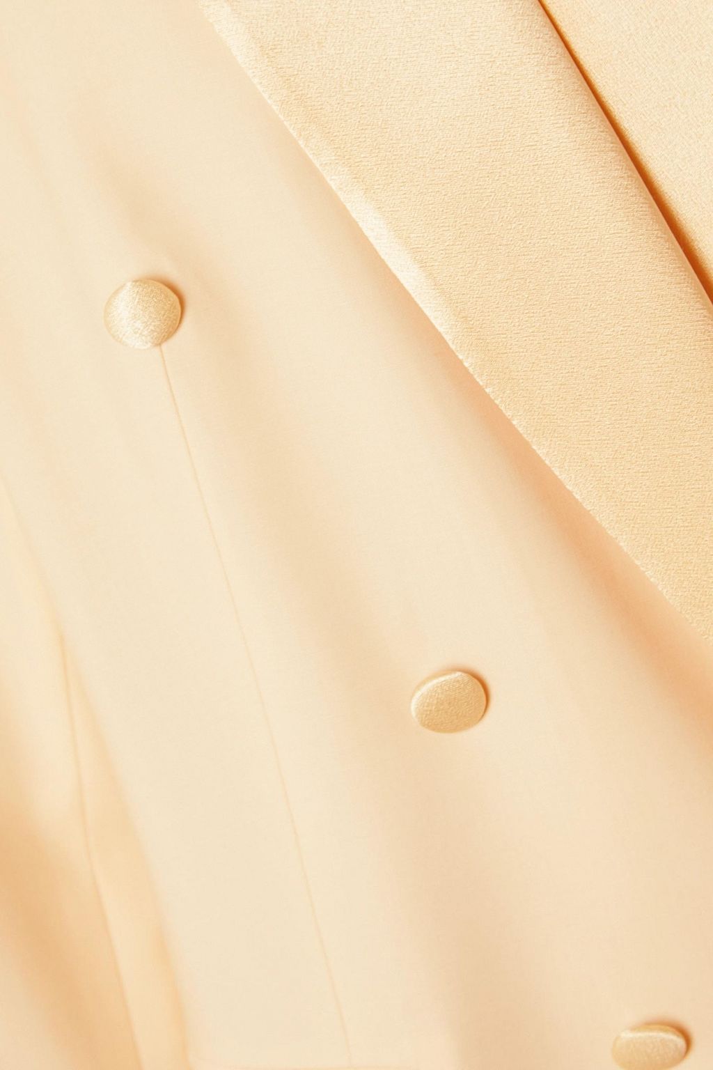 ENVELOPE1976 Lyon double-breasted satin-trimmed wool-crepe blazer