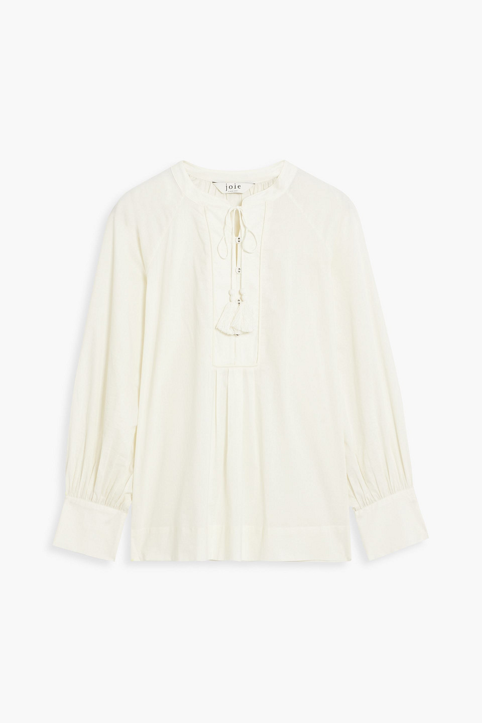 Joie Dracha cotton-chambray blouse